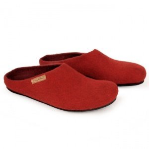 Filz-Hausschuh Magicfelt rot
