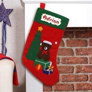 Filzsocke *Teddy* mit Namen auf Wolke