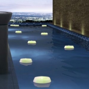 Finca Schwimmkerze 26cm bambus