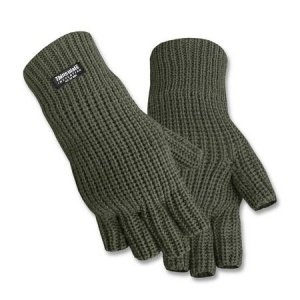 Fingerlinge mit Thinsulate Futter oliv