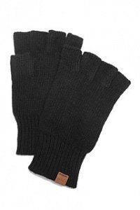 Fingerlose Strickhandschuhe