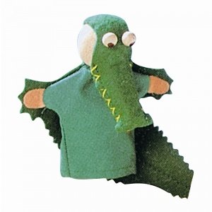 Fingerpuppe "Krokodil"