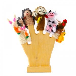Fingerpuppen Set von Titicaca- Tiere mit