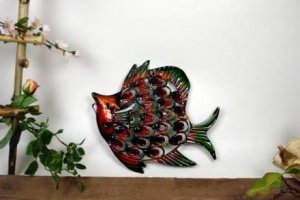 Fisch aus Metall zum Hängen