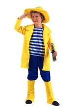 Fisherman Children Costume Seaman yellow
