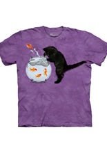 Fishin Kitten The Mountain Kinder-T-Shir