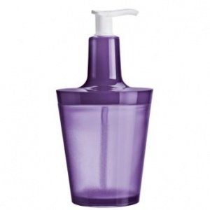 FLOW Seifenspender transp. pflaume von K
