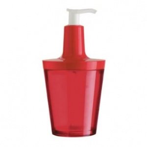 FLOW Seifenspender transp. rot von Kozio