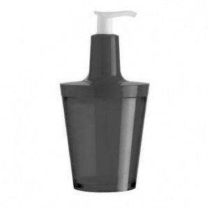 FLOW Seifenspender transp. schwarz von K