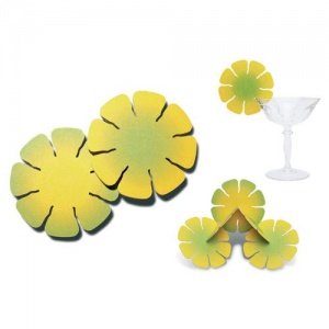 * FLOWER SPOT Bier- & Deko-Deckel - GELB