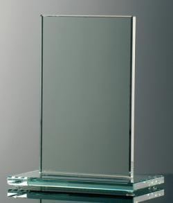 Flachglas Pokal