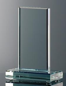 Flachglas Pokal