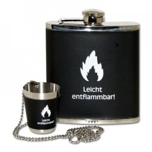 Flachmann-Set Entflammbar