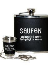 Flachmann Set Saufen steigert