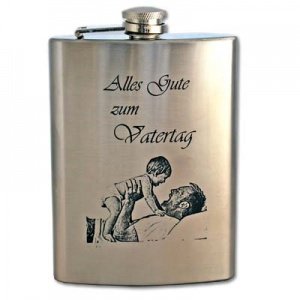 Flachmann mit Gravur