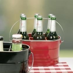 Flaschen-Träger Eddy /Rot