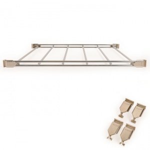 Flaschenboden schmal zu Metallregal Bill