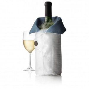 Flaschenkühler Cool Coat weiß & hellblau