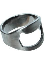 Flaschenöffner Ring aus Metall, 22mm Durchmesser