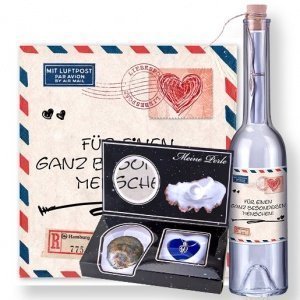 Flaschenpost Airmail und Meine Perle