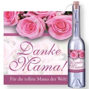 Flaschenpost Danke Mama