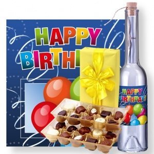 Flaschenpost Geburtstagsparty und Belgis