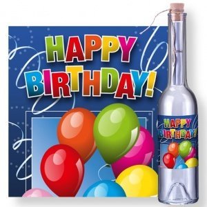 Flaschenpost Geburtstagsparty