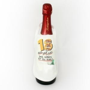 Flaschenschürze: 18 * *Friss, sauf und f