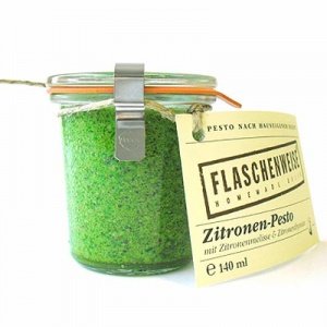 Flaschenweise Zitronen Pesto