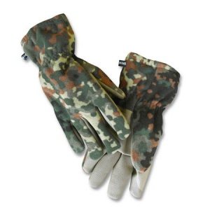 Fleece Fingerhandschuh Alpin flecktarn (