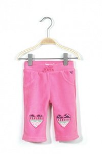 Fleece-Hose mit Herzchen