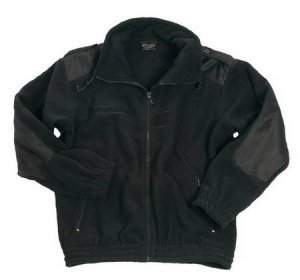 Fleece Jacke Kälteschutz schwarz