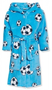 Fleece Morgenmantel Fußball