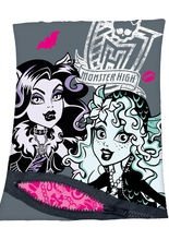 Fleecedecke Monster High Lizenzware grau