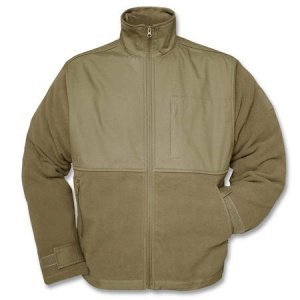 Fleecejacke m. RipStop Patch sand
