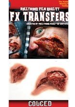 Fleischwunde Klebe-Tattoo Set Halloween 