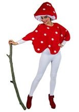 Fliegenpilz Kostüm-Set rot-weiss