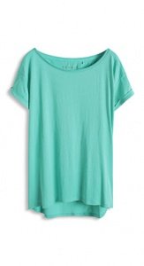 Fließendes Shirt aus Baumwoll-Modal-Mix