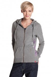 Flockprint Sweatjacke