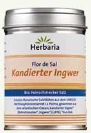 Flor de Sal mit kandiertem Ingwer, 110g