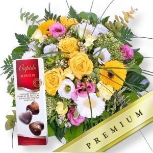 Florence und Pralinen-Herzen