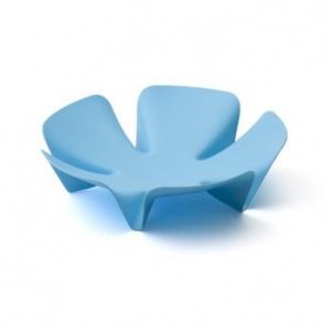 Flower Fruit Tray Obstschale L blau