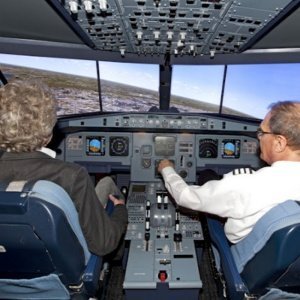 Flugsimulator vom Typ A320