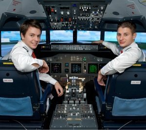 Flugsimulator vom Typ Boeing 737