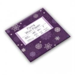 flying wish paper purple