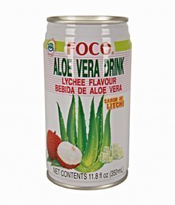 Foco Aloe Vera Getränk ?Lychee? (350ml D