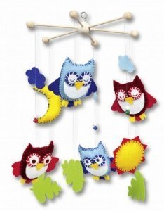 Eulen Mobile-Set zum Selbermachen