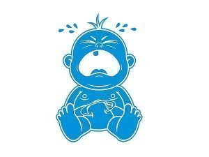 Folie - schreiendes Baby - auf Wunsch mi