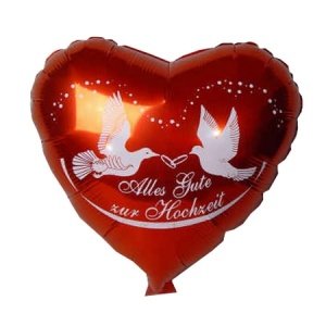Folienballon Alles Gute zur Hochzeit, ro