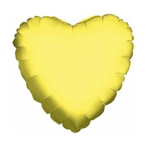 Folienballon Herz, mittel, gold